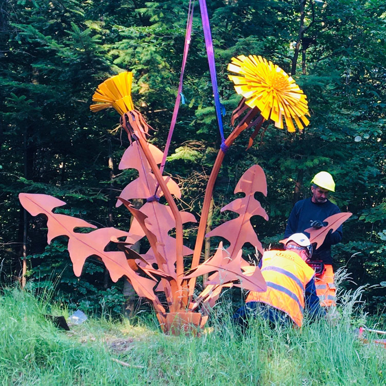 Blomsterskulptur