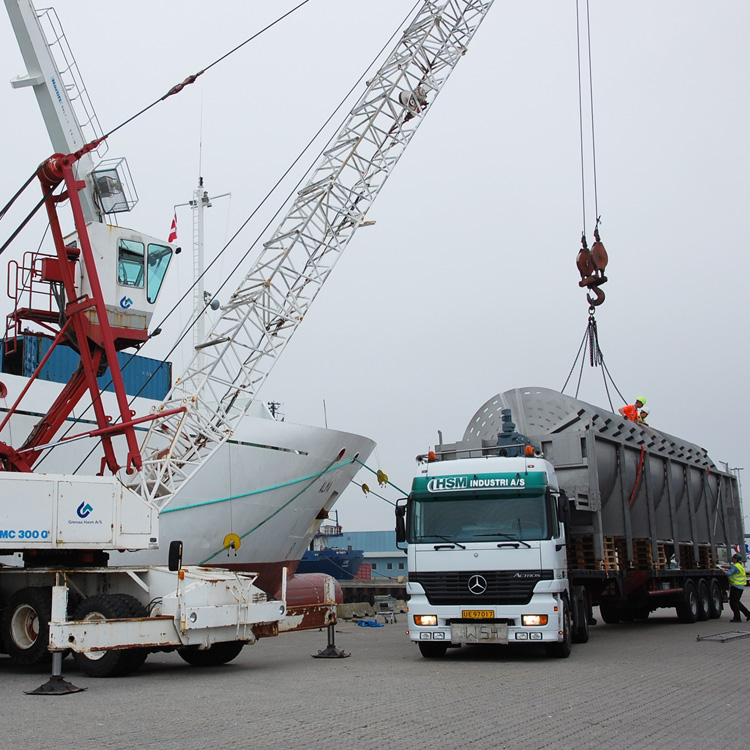 Tank til fiskefabrik