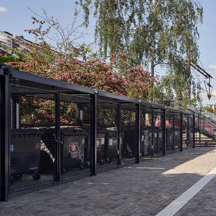 Cykeloverdækninger, Hellerup Station