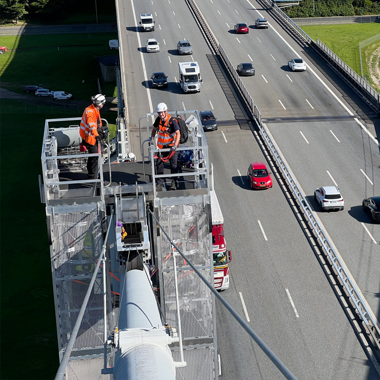 Kabelinspektionsvogn til Den Nye Lillebæltsbro